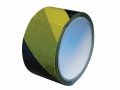 Faithfull Self-Adhesive Hazard Tape Black/Yellow 50mm x 33m £2.99 Faithfull Economy Self-adhesive Hazard Tape Is Ideal For Marking Out Or Cordoning Off Areas. The Highly Contrasting Coloured Stripes Serve As A Clear Visual Warning.  Suitable For A Wide Range Of Uses