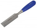Faithfull Blue B/e Chisel 1.1/4in £8.49 The Faithfull Bevel Edged Chisel Range Are Quality Tools For Professional Work As Well As Diy Users. The Blue Pvc Handles On These Chisels Are Impact Resistant And Designed For Use With A Mallet Or An