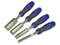 Faithfull Bevel Edge Butt Chisel Set 4Pc £24.99 Faithfull Short Blade Butt Chisels Are Ideal For Precise Cutting And Paring Of Joints, Or For Use Where Access Is Limited. These Chisels Feature 110mm Long Drop-forged Chrome Vanadium Steel Blades Wit