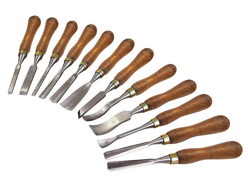 Faithfull Woodcarving Set of 12 in Case, at D&M Tools