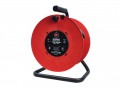 Faithfull Cable Reel 50m 13A 240V £69.99 Faithfull Open Drum Cable Reel With A Have A Heavy-duty Plastic Drum On A Sturdy Steel Frame With Carry Handle And A Thermal Overload Protection System To Prevent Overheating Damaging The Cable. They