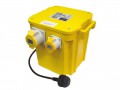 Faithfull Power Plus Transformer 5kva £189.99 The Faithfull Tran5 Is Designed For Use On The Worksite, Or Anywhere Where A 110v Supply Is Required, To Provide Power To Industrial Powertools.  This 110v Transformer Has 3 Outlets 2 X 16 Amp And 1 X