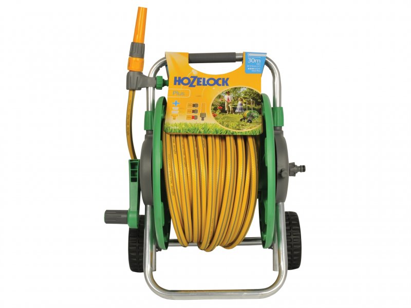 Hozelock 2434 60m Assembled Hose Cart & 30m of 12.5mm Hose, at D&M Tools