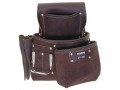 Kunys AP-450 Journeyman Half Apron £39.99 The Kuny's Journeyman Half Apron Is Made From All Weather Logger Tan Leather And Features A Back Wall Pocket And Side Tool Holder. Comprises Extra Large Main Pouch With Large Reversed Front Pouch,