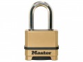 MasterLock Excell 4 Digit Combination 50mm Padlock - 38mm Shackle £22.29 The Master Lock Excell™ Combination Padlocks Are Made With Cutting Edge Technology To Deliver Unprecedented Security. Featuring Tough Cut Patented Octagonal Boron Carbide Shackles Which Are Toug
