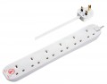 Masterplug Surge Protected 6 Gang Extension Lead 2 Metre 13 Amp was £14.24 £9.99 Masterplug Extension Leads With Surge Protection, Protect Your Sensitive Electronic Equipment From Damaging Surges And Spikes,
Available With Either 4 Or 6 Socket Both Have A 2 Metre Lead, Power An