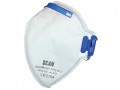Scan Fold Flat Disposable Mask FFP2 Protection (Box 20) £27.99 Scan Fold Flat Disposable Masks For Protection Against Fine Particles. This Mask Has A Low Breathing Resistance, A Non-irritating Inner Face Piece And An Adjustable Nose Clip With Soft Foam Nosepiece.