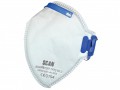 Scan Fold Flat Disposable Mask FFP2 Protection (Box 20) £17.99 Scan Fold Flat Disposable Masks For Protection Against Fine Particles. This Mask Has A Low Breathing Resistance, A Non-irritating Inner Face Piece And An Adjustable Nose Clip With Soft Foam Nosepiece.
