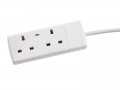 SMJ Extension Lead 240 Volt 2 Way 13A 5 Metre Neon £10.50 Smjs Range Of Extension Leads That Are Ideal For Indoor Use And Provides Power Where You Need It. It Is Fitted With A 13 Amp Plug And Has A Maximum Working Load Of 3,120 Watt. This Product Has Been
