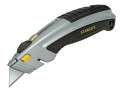 Stanley Tools Instant Change Retract Knife £8.99 The Stanley Instant Change Retract Knife Has An Ergonomic Bi-material Body, For Precise Guiding Of The Cut And Comfort Of Use. It Offers Quick Blade Change Through Simple Pressure On Yellow Button. It