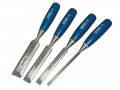 Stanley Tools 5002 Bevel Edge Chisel Set of 4: 6, 12, 18 & 25mm £19.99 Designed For Tradesmen, This Bevel Edged Wood Chisel Has A Ground Finished, Hardened And Tempered Alloy Steel Blade, With A One Piece, Solid Impact Resistant Blue Polypropylene Plastic Handle.
The Bl