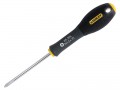 Stanley FatMax Screwdriver Phillips 0 x 75mm £5.19 The Stanley Fatmax® Phillips Tip Screwdrivers Have A Chrome Vanadium Steel Bar Which Allows High Torque And Reduces The Risk Of Tip Breakage, And The Handle Is Moulded Directly To The Shaft For A 