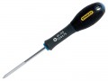 Stanley FatMax Screwdriver Pozi Pz0 x 75mm £5.29 The Stanley Fatmax® Pozidriv Tip Screwdrivers Have A Chrome Vanadium Steel Bar Which Allows High Torque And Reduces The Risk Of Tip Breakage, And The Handle Is Moulded Directly To The Shaft For A 