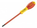 Stanley FatMax Screwdriver Insulated Pozi Pz2 x 125mm £8.89 The Stanley Fatmax® Pozidriv Tip Vde Insulated Screwdrivers Have A Vde Insulated Screwdriver Tip That Is Individually Tested To 10,000 Volts And Guaranteed To 1,000 Volts. The Soft Grip Handle Giv