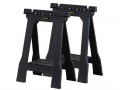 Stanley Tools Junior Saw Horse Twin Pack £29.99 The Stanley 170355 Junior Saw Horses Have An All Plastic Construction With Non-slip Rubber Inserts In The Top For Added Grip When Working On The Project In Hand And Non-slip Rubber Feet For Added Stab