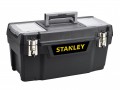 Stanley Toolbox Babushka 20in                   1-94-858 £19.29 This Stanley Toolbox Has Robust Metal Latches For Secure Fastening. The Soft Grip Handle Folds Flat Into The Lid, Which Also Includes 2 Organisers Which Are Accessible Without Opening The Toolbox. A B