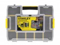 Stanley Tools Stackable Sortmaster Junior Organiser £8.99 The Stanley 197483 Has 512 Different Configurations, The Stanley 'sortmaster' Organiser Can Be Customised For Storing Different Sized Tools.
Also Ideal For Stopping Movement From One Compartm