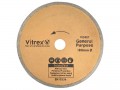 Vitrex 10 3407 Diamond Blade 180mm Standard £36.99 Vitrex Standard Diamond Blade With A Continuous Rim For A Cleaner Cut. Suitable For Cutting Ceramic, Terracotta And Quarry Tiles, Slate, Marble, Masonry, Concrete And Stone.1 X Vitrex Standard Diamond