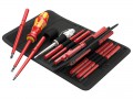 Wera Kraftform Kompakt VDE 16-Piece Kit (SL/PH/PZ/TX) £49.99 Wera Kraftform Vde Kompakt Interchangeable Screwdriver Set Comprises Of A Vde Handle With Blade Auto-lock System And Vde Blades. Individually Tested Under A 10,000v Load, To Guarantee Safe Working At
