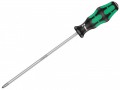 Wera 009317   Kraftform Screwdriver Pozidriv 2 X 200mm £11.79 Wera 009317   kraftform Screwdriver Pozidriv 2 X 200mm

Wera Series 355 Pozidriv Tipped Screwdriver With Chrome Plated And Hardened Steel Blades. The Wera Lasertip Tip Bites Into The Screw