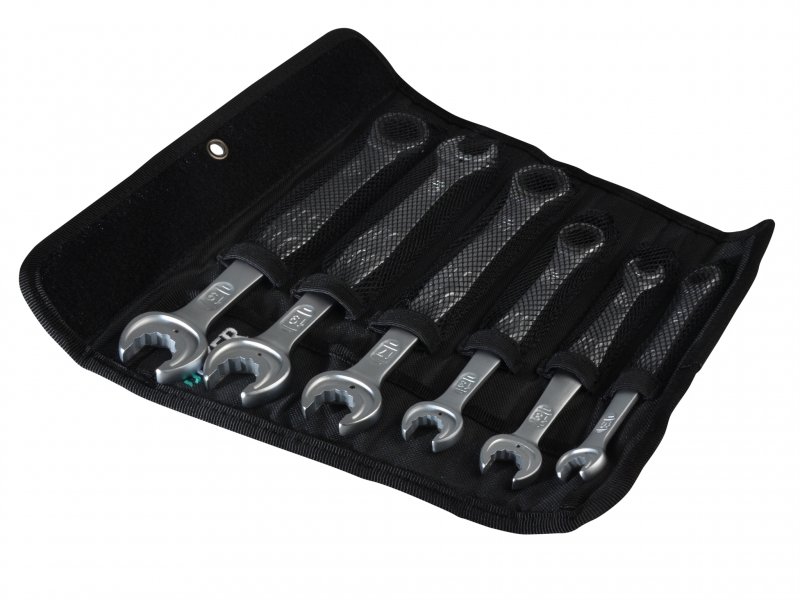 Wera Joker 6pc Double Ended Ratchet Spanner Set, at D&M Tools