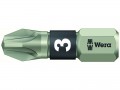 Wera 3855/1 TS Pozidriv Pz 3 Torsion Stainless Steel Insert Bits 25mm £2.79 Wera Stainless Torsion Pozi Bits Prevent Rust On Stainless Steel Fixings Caused By Contamination From Conventional Steel Tools. Vacuum Ice-hardened To The Same Strength As Conventional Steel Tools, An
