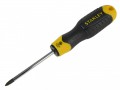 Stanley Cushion Grip Screwdriver Pozi PZ1 x 75mm £1.99
The Stanley Cushion Grip Flared Tipped Screwdrivers Have A Chrome Plated Bar Which Is Corrosion Resistant, And Magnetic Tips For Easy Pick Up And Screw Locator. The Soft-grip Handle Provides Excel