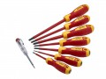 Faithfull VDE Screwdriver Set, 8 Piece £14.99 Faithfull Vde Screwdrivers Are Manufactured To En 60900:2004 And Individually Tested At 10,000v Before Leaving The Factory, Guaranteeing A Safe Working Limit Of Up To 1,000v To Provide The Maximum Lev