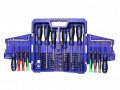 Faithfull Fold Out Screwdriver & Bit Set, 63 Piece £19.99 This Impressive 63 Piece Set From Faithfull Contains 7 X Soft-grip Screwdrivers, 6 X Precision Screwdrivers And 36 X Crv Bits. The Set Also Contains A Bit Driver As Well As A Selection Of Accessories,