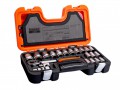 Bahco S240 1/2in Drive Socket Set, 24 Piece £54.99 The Bahco S240 1/2in Drive Socket Set Contains Sockets Made From High Performance Alloy Steel. With A Dynamic Drive™ Profile To Protect The Sockets From Wear And Damage. Supplied In An Oil And T
