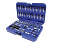 Faithfull 1/4in Drive Socket Set, 46 Piece £19.99 The Faithfull 46 Piece 1/4in Square Drive Socket Set Includes A Selection Of Chrome Vanadium Hexagonal Sockets And Popular Accessories, And Features A 72 Tooth, Smooth Action, Soft Grip Ratchet Handle