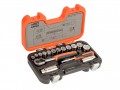 Bahco S330 3/8in Drive + 1/4in Accessories Socket Set, 34 Piece £32.99 The Bahco S330 Socket Set Contains Sockets Made From High Performance Alloy Steel. With A Dynamic Drive™ Profile To Protect The Sockets From Wear And Damage. Supplied In An Oil And Temperature R