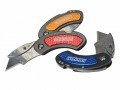 Faithfull Utility Folding Knife with Blade Lock £6.99 The Faithfull Utility Folding Knife Is A Compact Sized Folding Pocket Knife And A Blade Locking System With Quick Blade Change. It Has A Stainless Steel Blade Holder And A Handy Belt Clip.

Availabl