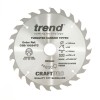 Trend CSB/19024TC Craft 190mm X 24t X 30mm X 1.55 DCS £19.24 Thin Kerf Sawblades For Cordless Saws.
Sawblades Designed For A Professional Finish In Soft Wood, Hard Wood, Plasterboard, Stone Fibre Board, Particle Board, Veneer, Plywood, Mdf And Hardboard.
Reamed