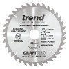 Trend CSB/19036TC Craft 190mm X 36T X 30mm X 1.55 DCS £21.04 Thin Kerf Sawblades For Cordless Saws.
Sawblades Designed For A Professional Finish In Soft Wood, Hard Wood, Plasterboard, Stone Fibre Board, Particle Board, Veneer, Plywood, Mdf And Hardboard.
Reamed