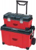 DRAPER Expert Mobile Contractors 640mm Chest and 560mm Tool Box was £109.95 £79.95 Expert Quality, Professional's Tool Chest And Box In One Unit On Wheeled Trolley With Telescopic Handle And Kick Plate. Each Box Is Manufactured From Tough Durable Plastic Construction With Steel