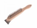 Faithfull FAI5804S Light Weight Scratch Brush 4 Row Scraper £3.19 Faithfull Fai5804s Light Weight Scratch Brush 4 Row Scraper

 

Faithfull Quality Scratch Brush With Bristles Made From Hardened And Tempered Steel. For Use In Preparatory Work, When Removing