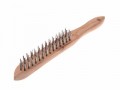 Faithfull FAI5803  Light Weight Scratch Brush 3 Row £2.39 Faithfull Fai5803  Light Weight Scratch Brush 3 Row

Faithfull Quality Scratch Brush With Bristles Made From Hardened And Tempered Steel. For Use In Preparatory Work, When Removing Rust, Scale,