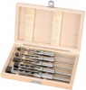 Draper 5 Piece Hollow Square Mortice Chisel And Bit Set £57.99 Draper 5 Piece Hollow Square Mortice Chisel And Bit Set

 

Features:

 

Manufactured From High Carbon Steel Hardened And Tempered. Finely Ground And Polished With Honed Cutting Edg