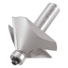 Trend  46/38 X 1/2 TC Guided Chamfer £85.07 Ideal For Newel Posts And Caps For Stairs.  
Supplied With One Bearing.

Dimensions:
D=50 Mm
C=19 Mm
C2=26 Mm
B=12.7 Mm
A=45 Degrees
Ol=69 Mm
Shank Diameter=1/2 Inch
For Stationary Machines At Max. Re