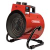 Draper ESH2000E Electric Space Heater (2KW) £52.95 Electric Space Heater Designed For Use In Enclosed Spaces. Manufactured From High-quality Steel Attached To A Steel Tubular Frame, Which Can Be Tilted To Direct Airflow. Adjustable Thermostatic Contro
