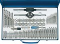 Draper 75 Piece Combination Tap And Die Set Metric & BSP £104.95 Manufactured From Carbon Steel. Taps And Dies Suitable For Cleaning And Cutting Threads On Mild Steel And Aluminium. Supplied With The Correct Drill Bits For Tapping. Contents Held In Plastic Insert W