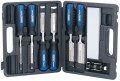 Draper Expert 8 Piece Wood Chisel Kit £29.99 Expert Quality, Comprising Six Chisels (blade Widths: 6, 12, 20, 26, 32 And 38mm), Honing Guide And Aluminium Oxide Sharpening Stone. Chisels Have Full Length Bevel Edged Blades, Manufactured From Chr