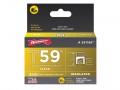 Arrow T59 Insulated Staples (300) 6x8mm Clear £8.75 The Arrow T59 Insulated Staples Are For Use With The Arrow T59. Ideal For Tacking Bell Wire, Etc. Available Colours: Clear Or Black.arrow T59 Insulated Staples Have The Following Specification: Size