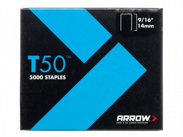 Arrow Staples 14mm (Bx 1250) 9/16in For T50/T55