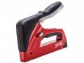 Arrow T50 RED Professional Staple / Brad Nail Gun £37.95 Professional Manual Staple And 1 In Brad Nail Gun That Sets Staples / Nails Right On Virtually Any Surface Giving 40% More Power And Is 50% Easier To Squeeze.
Features Include:-
Quick Load