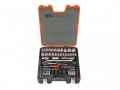 Bahco S800 Socket Set of 77 Metric & AF 1/4 & 1/2in Drive £129.00 Bahco S800 Chrome Vanadium Socket Set 77 Piece 1/4 And 1/2 In Drive Containing:-


15 X 1/2 In Hexagonal Sockets 10, 12, 13, 14, 15, 16, 17, 18, 20, 21, 23, 24, 27, 32 And 34mm.
9 X 1/2 In Af Sock