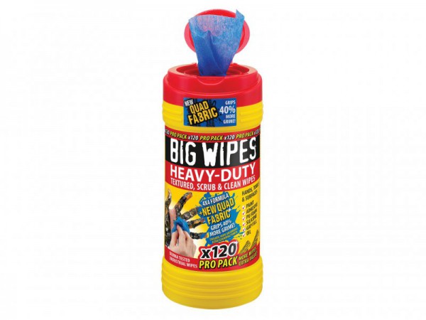 Big Wipes 4x4 Heavy-Duty Cleaning Wipes (Pro Pack 120)