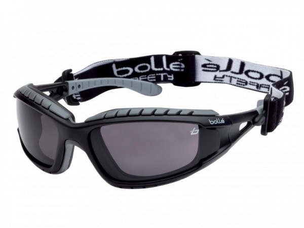 Bolle Tracker Safety Glasses Vented Smoke