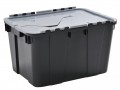 Curver 2214 Shatterproof Tuff Crate 55 Litre £14.99 Curver 55 Litre Shatterproof Crate In Graphite Colour With Silver Lid. With Metal Pin Hinges For Added Strength. Ideal For The Home, Office And Workshop.  Dimensions (w X L X H): 555 X 390 X 330mm.